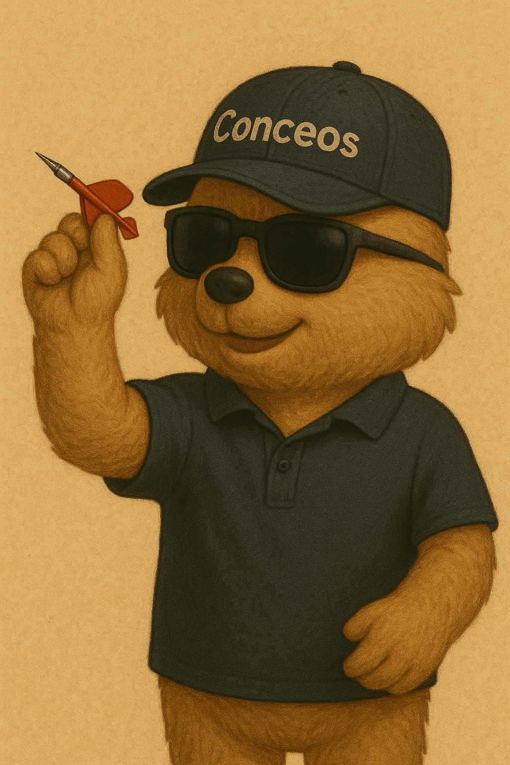 KI-Agent mit Dartpfeil